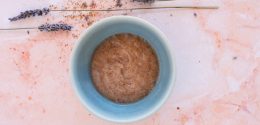 Receita natural de esfoliante nutritivo